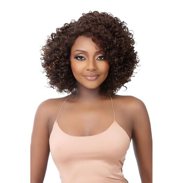 Illuze Synthetic Hair Gluelss 13X4 Hd Lace Front Wig - Naya (Color : Flamboyage Golden Ginger)