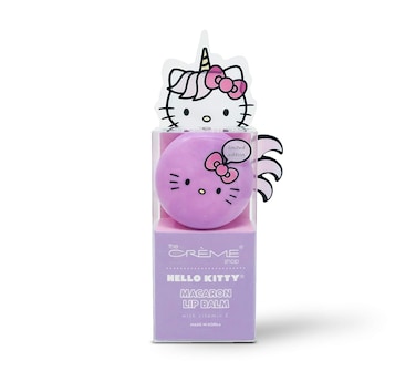 The Cr&egrave;me Shop x Sanrio Hello Kitty Macaron Lip Balm (Hello Kitty Unicorn Rainbow Sherbert) Korean Cute Scented Pocket Portable Soothing Advanced Must-Have on-The-go