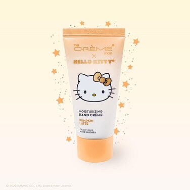 The Creme Shop x Hello Kitty Pocket Portable Soothing Advanced Luxuriously Hand Creams Shea Butter Vitamin E - Superior Hydration and Repair for Dry Skin Cute Scented - Pumpkin Latte