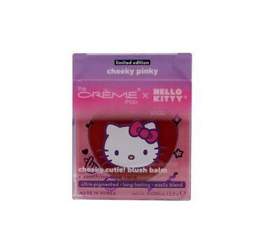 THE CR&Egrave;ME SHOP X HELLO KITTY(PURPLE) BLUSH BALM - CHEEKY PINKY, 1 Count (Pack of 1)