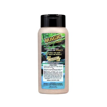 Zenex Magic Hand Soap - Industrial Hand Cleaner for Auto Mechanics   Shop Soap   Walnut Shell Scrubbers to Remove Grease, Oil, Ink &amp; Paint   Moisturizing Ingredients   400 ml (1 Pack)