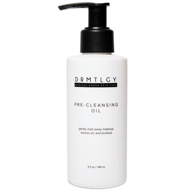 DRMTLGY Pre-Cleansing Oil - Makeup Remover Oil to be Paired with Facial Cleanser - Cleanser for Face - Melts Mascara, Makeup, &amp; Preps for Cleansing, 5 fl oz