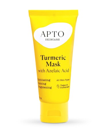 Turmeric Mask w/Azelaic Acid: Brightening, Exfoliating &amp; Soothing Thick &amp; Creamy Formula for a Glowing &amp; More Even-Toned Complexion, 2 oz.