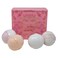 Mom Bomb Bath Bomb Collection Gift Set (4) with (1) Mistletoe Kisses, (1) Peppermint Cocoa, (1) Fireside Dreams, &amp; (1) Warm Apples Plant Based Fragrances - Made in The USA