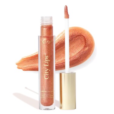 City Beauty City Lips Plumping Lip Gloss - High-Shine Gloss for Fuller, Younger-Looking Lips   Hydrating &amp; Smoothing Lip Treatment Hyaluronic Acid