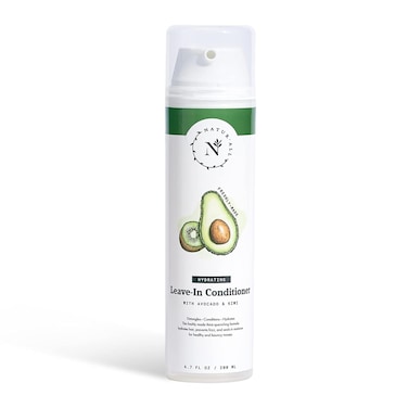 NaturAll Hydrating Avocado Leave-In Conditioner for Dry, Curly, Coily, Natural Hair - 100% Natural, Silicone-Free, Cruelty-Free (6.7 oz)