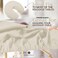 LONDON LINENS Soft Microfiber Massage Table Sheets Set 3 Piece Set - Includes Massage Table Cover, Massage Fitted Sheet, and Massage Face Rest Cover (Cream)