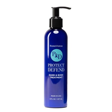RemeVerse Protect &amp; Defend Hand and Body Treatment Lotion - Fragrance Free - Non Greasy - Quick Absorbing Moisturizer with Hyaluronic Acid for Chemotherapy &amp; Sensitive Skin - Made in USA - 8oz