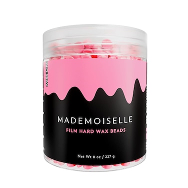 Miss Cire Pink Hard Wax Beads - Painless Hair Removal Peel-Off Wax - No Strips Needed - Low Melting Point - Creamy Texture - For Face and Body - Mademoiselle - For Sensitive Skin - 8oz
