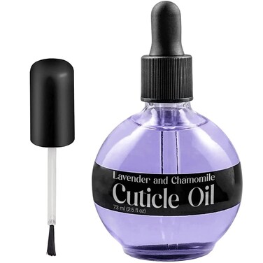 C CARE Cuticle Oil For Nails - Levender and chamomile Nail Oil - Moisturizes and Strengthens Nails and Cuticles - Dropper &amp; Brush included - Large 2.5 oz bottle