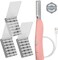 SPA SCIENCES - SIMA Patented Dermaplane Razor for Women Face &ndash; Painless 2-in-1 Facial Exfoliation &amp; Peach Fuzz Hair Removal &ndash; Anti-Aging &ndash; 3 Speeds &ndash; Rechargeable &ndash; 21 Weeks Treatment