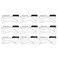 MADLUVV Eyebrow Stencil Kit - Easy-to-Use, Natural Look, 9 Popular Shapes, Used by Professionals - Includes Stamp, Stencils, Spoolie, and Travel Bag (Soft Brown)