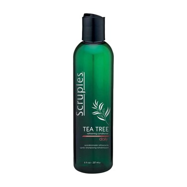 Scruples Tea Tree Conditioner - Refreshing Hair Conditioner with Jojoba Oil &amp; Hydrolyzed Keratin for Frizz Control &amp; Damage Reduction - Improves Shine and Moisturizes Dry, Brittle Hair (8oz)