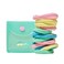 Mane Rainbow Fabric Hair Ties &amp; Case - Exta-Wide Elastic Hair Bands - Suitable for All Textures Including Fine, Medium or Thick (8 Count)