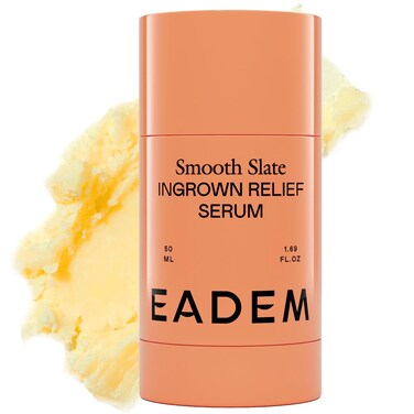 EADEM Smooth Slate Ingrown Hair Roller Serum, Targets Bumps Trapped Hairs, for Scarring and Dark Spots, AHAs and Tyrosinase, Slows Ingrown Hair Regrowth