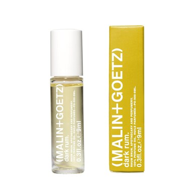 Malin + Goetz Dark Rum Perfume Oil, 0.3 Fl. Oz. - Men &amp; Women Dark &amp; Spicy Modern Scented Oil, Fragrance Oil, Roll On Mini Perfume Body Oil, Vegan &amp; Cruelty-Free (Pack of 1)