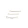 Heliums Bobby Pins - Dark Blonde - 2 Inch Wavy Hair Pins, Matte Metallic Color for Medium to Dark Blonde Hair, 48 Count