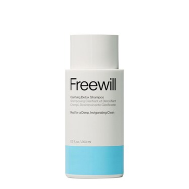 Freewill Clarifying Detox Shampoo, Hair and Scalp Cleansing Shampoo for Oily Hair, Scalp Build Up Remover Without Stripping Hair, Balances Hair Hydration, 8.5 oz