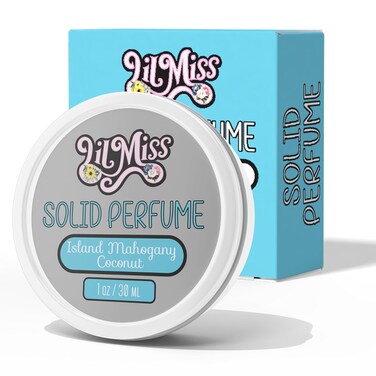 Island Mahogany Coconut Perfume Balm for Women - Solid Perfume with Mahogany Coconut Scent (1 Ounce)