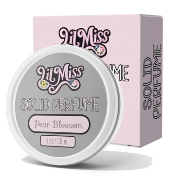 Pear Blossom Women's Perfume Balm - Floral Fragrance and Blossom Pear Scent (1 Ounce, Solid Perfume)