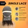 PIB 12&rdquo; Single Full Lace Braid Wig &ndash; Micro Senegal Twist Braided Wig, Knotless Braided Wigs for Black Women (#1B27, Off Black and Light Brown)