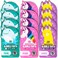 Tub Works&reg; Magical Kids Bubble Bath, Variety 12 Pack   Creates Colorful Bath Water &amp; Tons of Foam Bath Bubbles   Nontoxic   Character-Themed Bubble Bath for Kids Bath   Pink, Purple &amp; Teal Bath Colors