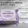 mivida Hypoallergenic Makeup Remover Wipes   2 Pack of 25 Count   Biodegradable Facial Cleansing Makeup Remover Face Wipes with Hyaluronic Acid, Fragrance Free, Alcohol Free, Plant Based Wipes