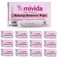 mivida 500 Count Bulk Individually Wrapped Makeup Remover Wipes with Vitamin E   Hypoallergenic, Fragrance-Free, Alcohol-Free makeup wipes   Bulk single make up removing wipes