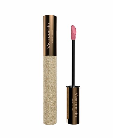 VivienneHu Goldsand Max Shine Lip Gloss   Non-Stick, Moisturizing Lip Gloss for Women with High-Impact Color - PetalPink