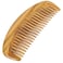 Onedor Handmade 100% Natural Green Sandalwood Hair Combs - Anti-Static Sandalwood Scent Natural Hair Detangler Wooden Comb (Oval Fine Tooth)