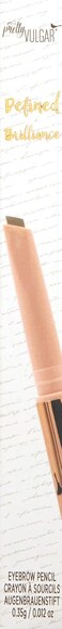 Pretty Vulgar Defined Brilliance Eyebrow Pencil, Dual-Sided Eyebrow Definer Pencil, Natural Finish, Long-Wearing, Water-Resistant, Vegan, Gluten-Free &amp; Cruelty-Free, 0.35g / 0.012 Oz.