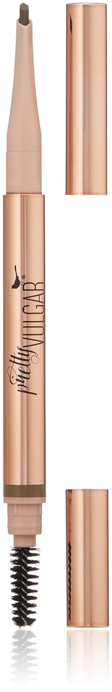 Pretty Vulgar Defined Brilliance Eyebrow Pencil, Dual-Sided Eyebrow Definer Pencil, Natural Finish, Long-Wearing, Water-Resistant, Vegan, Gluten-Free &amp; Cruelty-Free, 0.35g / 0.012 Oz.