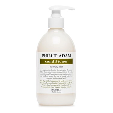Phillip Adam Rosemary Mint Conditioner for All Hair Types - Hydrating and Plant Based - 12 Ounce