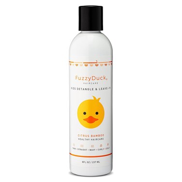 Kids Detangler &amp; Leave-in Conditioner &ndash; Lightweight Moisturizer for Frizz Control &amp; Curl Definition, Hydrates &amp; Softens Dry Hair with Aloe, Sea Botanicals &amp; Honey (Citrus Bamboo, 8oz)