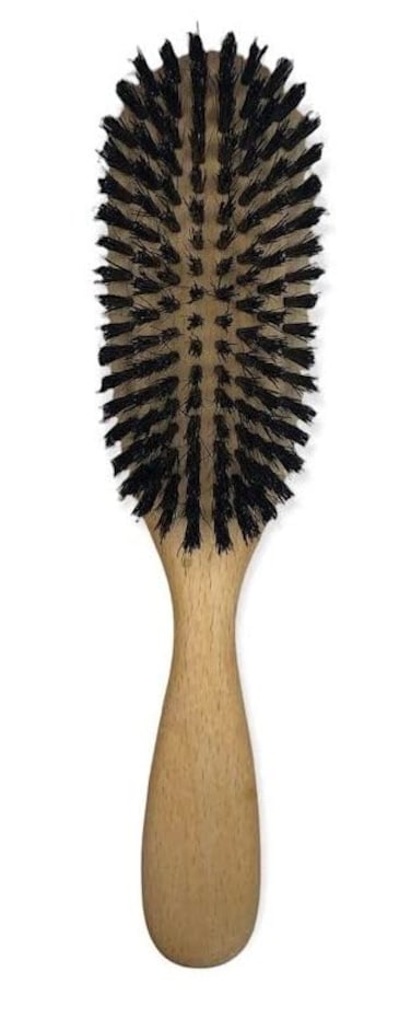 AlkalineDietGuy Natural Chungking Bristle Hair Brush &ndash; Made in Germany, Hair Brushes for Women and Men, Best Detangling Brush, 1 Cut Wild Boar Bristle Brush, Wooden Hair Brush