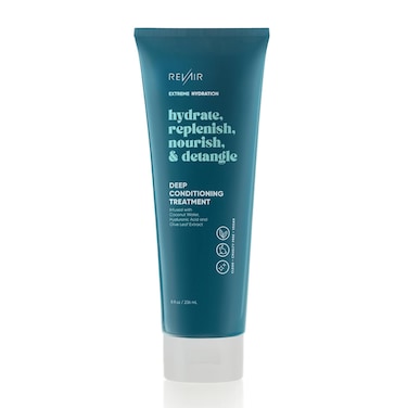 REVAIR Deep Conditioning Hair Treatment - Hydrating Hair Mask for Dry Damaged Hair - Coconut Water, Hyaluronic Acid &amp; Olive Leaf Extract - Sulfate-Free, Paraben-Free, Vegan &amp; Cruelty Free (8 Fl Oz)