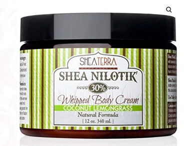 Shea Terra Shea Butter 30% Extreme Body Cream - Coconut Lemongrass - 12 Ounce