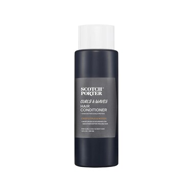 Scotch Porter Curls &amp; Waves Hair Conditioner for Men   Strengthens, Softens &amp; Prevents Frizz   Free of Parabens, Sulfates &amp; Silicones   Vegan   13oz Bottle