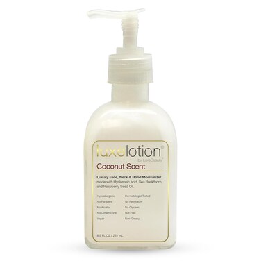 Non-Greasy Hyaluronic Acid Moisturizer for Face, Neck &amp; Hands &ndash; Coconut Scented Lotion -Anti Aging Hyaluronic Acid Body Lotion - Hyaluronic Acid for Body with Organic &amp; Plant Based Ingredients
