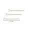 Heliums Bobby Pins - Metallic Matte Gray - 2 Inch Wavy Hair Pins, Color Matched for Grey and Silver Hair, 48 Count