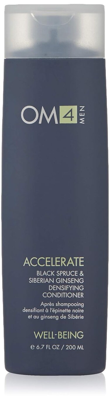 OM4 Accelerate: Black Spruce &amp; Siberian Ginseng Hair Densifying Conditioner - Men's Nourishing and Hydrating Haircare