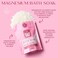 Magnesium Flakes Bath Soaks (8 oz) &ndash; Hawaiian Sea Salt Bath Soak w/Essential Oils &ndash; Bath Salts for Relaxation &ndash; Detox Bath Salt to Promote Sleep &ndash; Vegan Mineral Salt - (Aloha Rose)