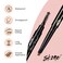 Skone Cosmetics The Original Brow Wand Eyebrow Pencil with Brush - Dual-Sided Retractable Waterproof Long-Lasting Brown Eye Brow Pencils for Women with Sleek Eyebrows - Peanut Butter for Blondes