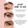 Skone Cosmetics The Original Brow Wand Eyebrow Pencil with Brush - Dual-Sided Retractable Waterproof Long-Lasting Brown Eye Brow Pencils for Women with Sleek Eyebrows - Peanut Butter for Blondes