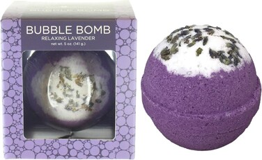 Lavender Bath Bombs for Women, Teens &amp; Kids - Romantic Purple Bubble Bomb for Relaxing - Incredible Scent, USA Made, Won't Stain Tub - Ideal Mothers Day Gift by Two Sisters