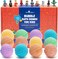 Superhero Boys Bath Bombs with Surprise Hero Toys Inside (12 Pack) - Large Bubble Bomb, Fruity Scents, Relaxing Aromas - Ideal Birthday Gift for Kids by Two Sisters