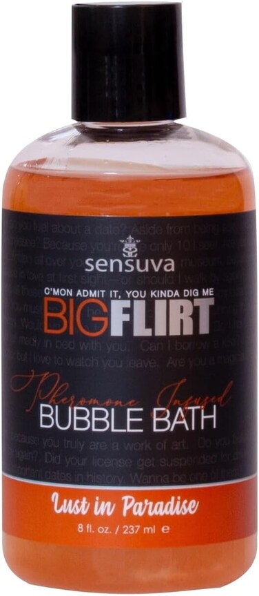Big Flirt Pheromone Bubble Bath   Lust in Paradise 8 fl.oz.