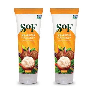 South Of France Hand &amp; Body Cream (Shea Butter, 2 Tubes)