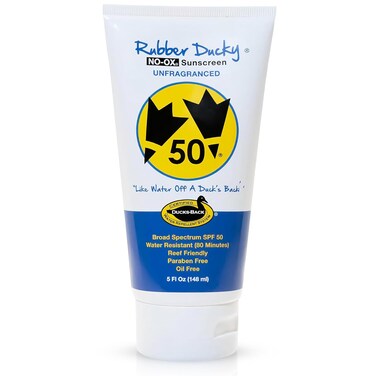 Rubber Ducky   Vitamin E Sunscreen with SPF 50, Water-Resistant Sunscreen for Face and Body   Broad Spectrum Lotion, Oil-Free Moisturizing Sunscreen, Alternative for Moisturizing Sunblock (1 pc., 5oz)