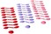 Confidence by GaBBY Goodwin - Little Lady GaBBY Bows - Non-Slip Barrettes &ndash; Patented Double Sided Snap &ndash; 30 Pack &ndash; 3 Ladybug Colors